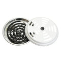 Mosquito Coil Holder with Lid – Steel, Ash-Free, Outdoor Use