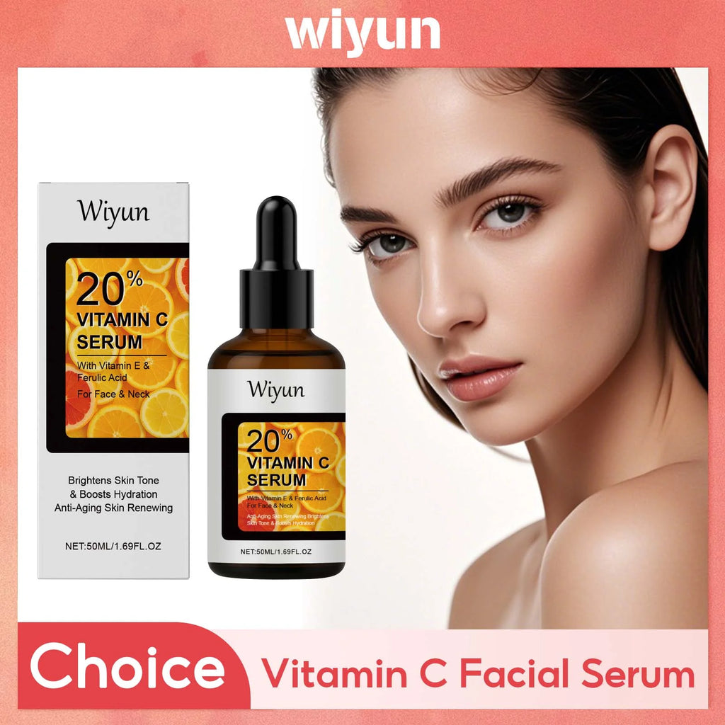 Vitamin C Fine Line Remover Face Serum Lifting Firm Remove Wrinkle Dark Spot Moisturizing Beauty Skin Whitening Brighten Essence Oasis Select