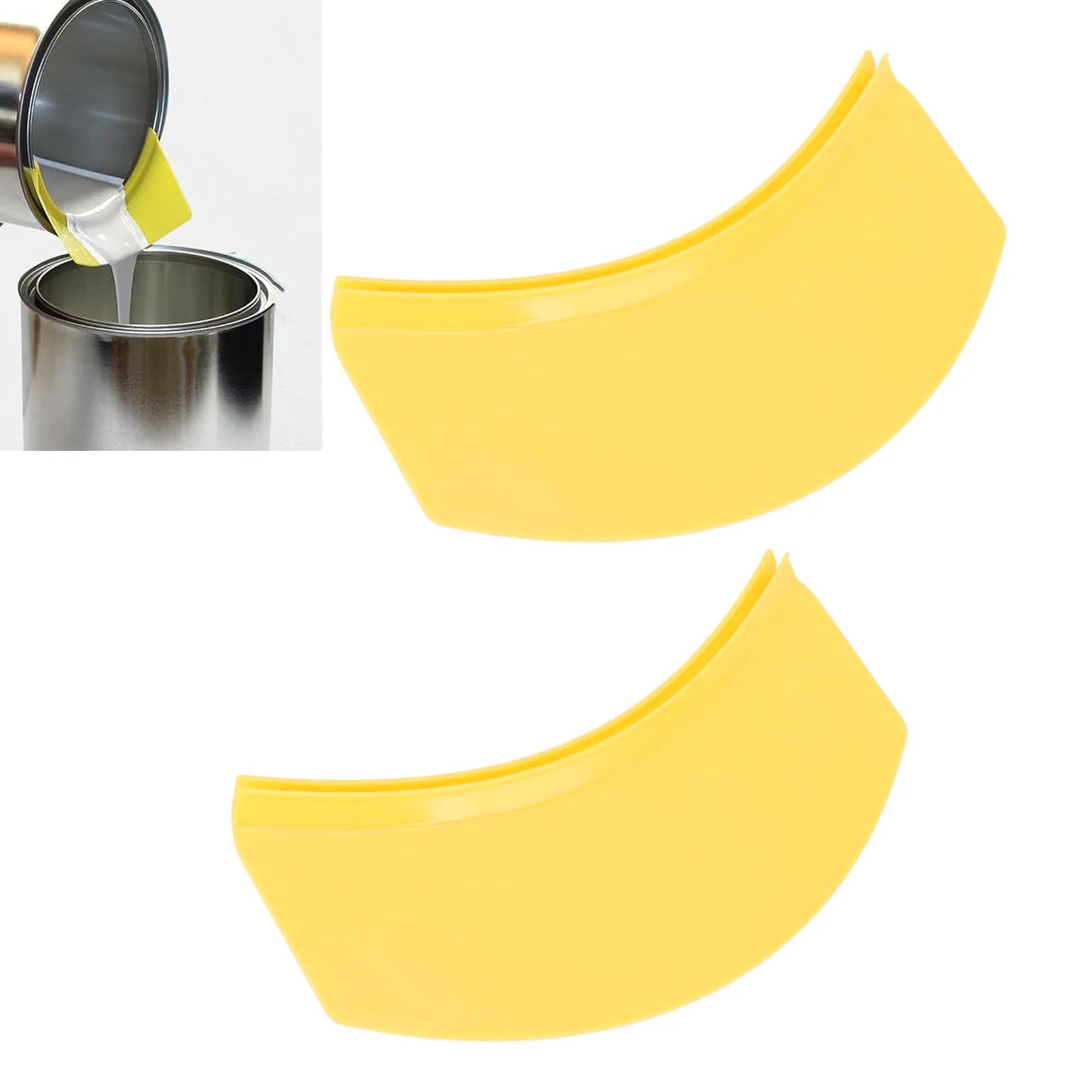 4pcs Paint Pouring Spout Portable Reusable Plastic Multi Function All in One Pouring Accessory for Gallon Paint Cans Oasis Select