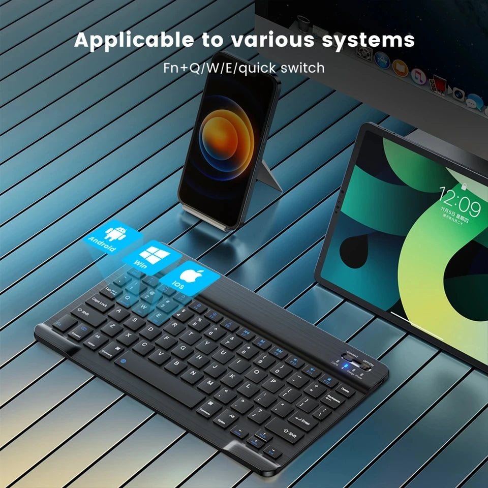Mini Bluetooth Keyboard – Spanish French Russian Korean AZERTY