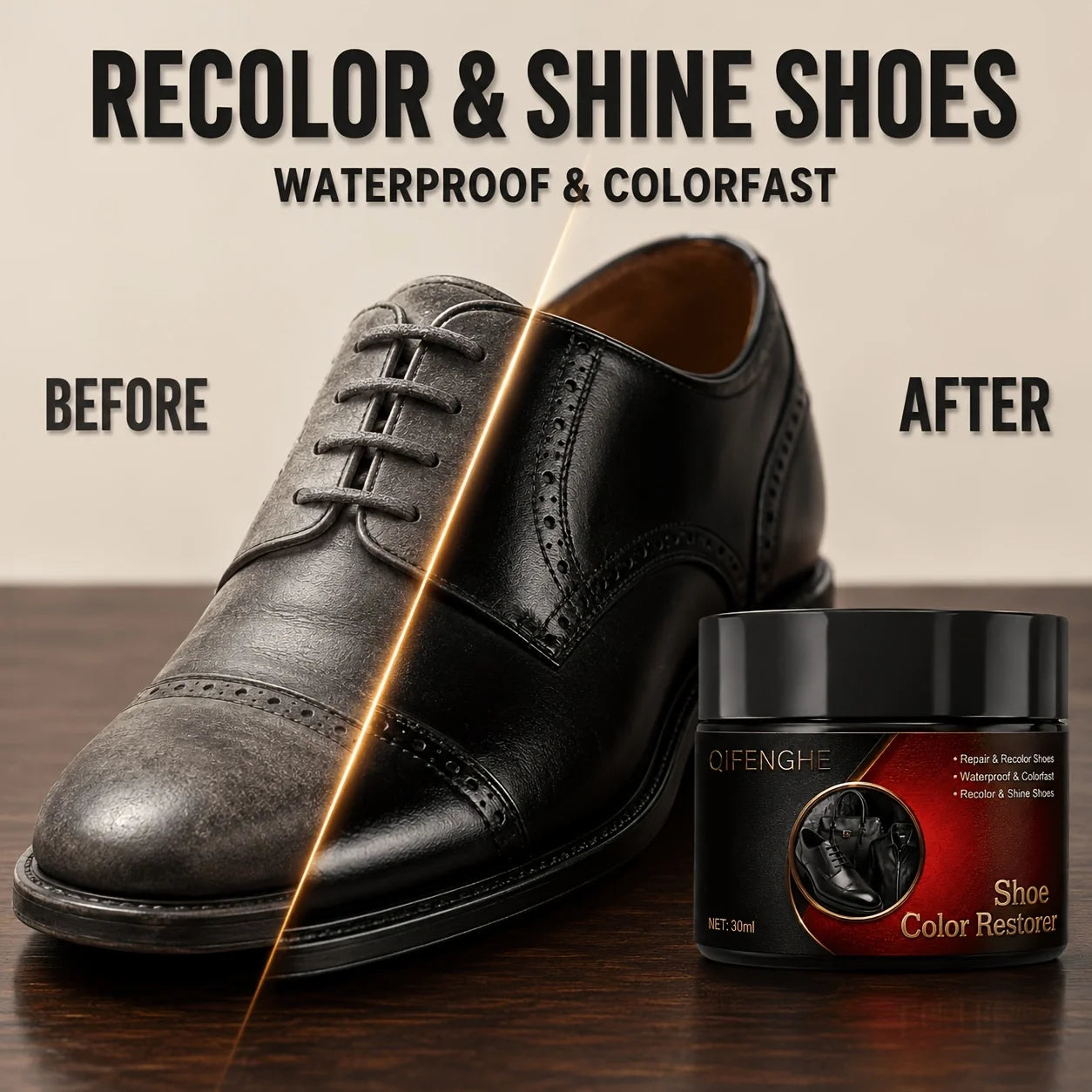 Shoe Polish Color Restorer Cream | Leather Repair for Boots