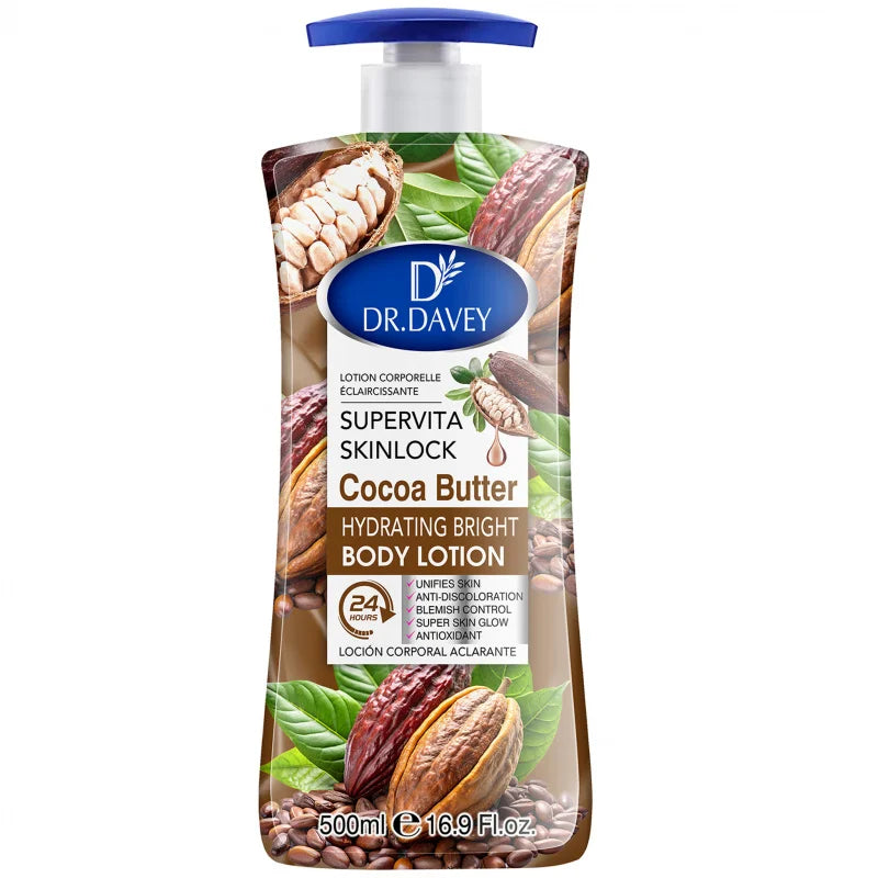 DR.DAVEY 500ml Cocoa Butter Body Lotion – Deep Moisturizing