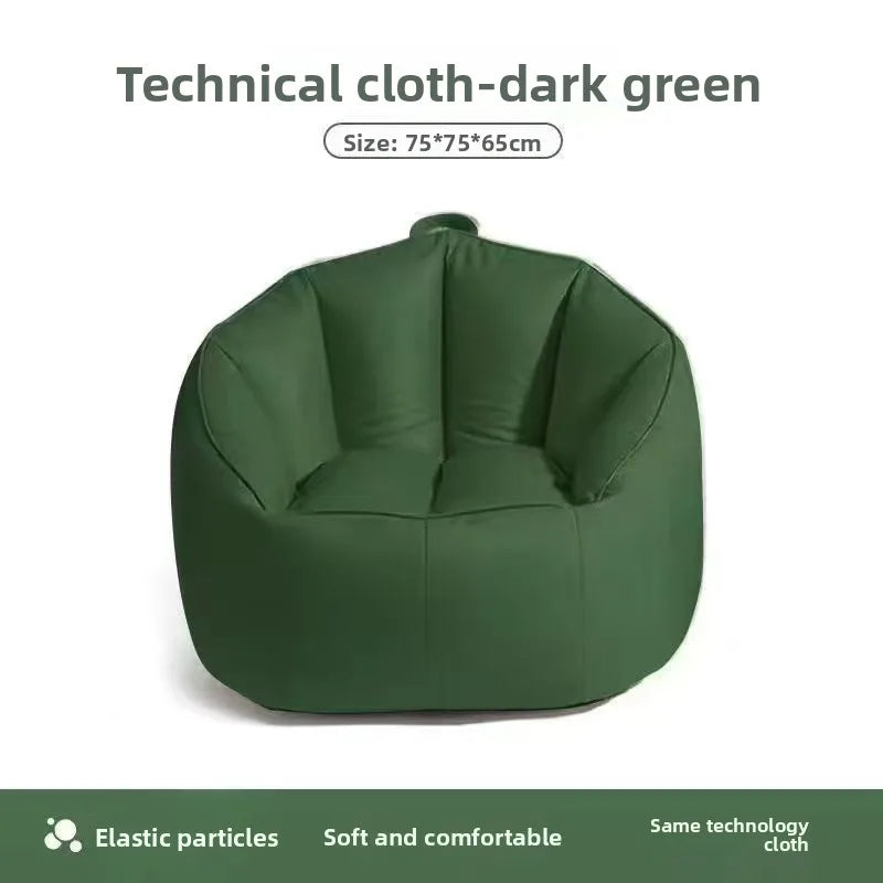Lazy sofa reclining sleeping bedroom small sofa small apartment living room single reclining chair balcony lazy chair Oasis Select green
