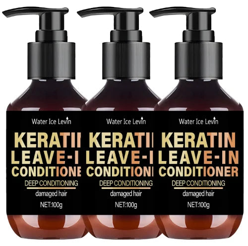 Keratin Leave-In Conditioner with Biotin & Collagen - Repairs Damaged Hair for Deep Moisture, Softness & Shine, Hair Treatment. Oasis Select Shine Enhancing