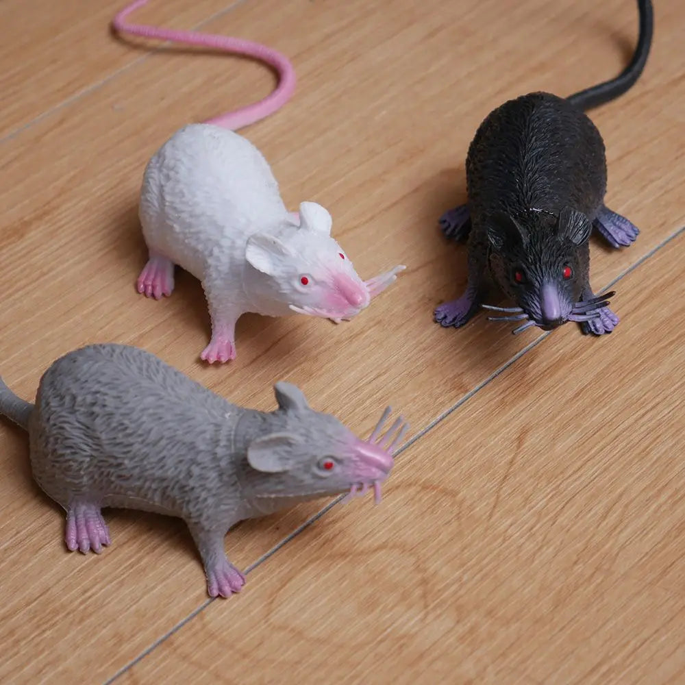 Lifelike Fake Rat Prank Toy – Halloween Mouse Prop Gag Gift