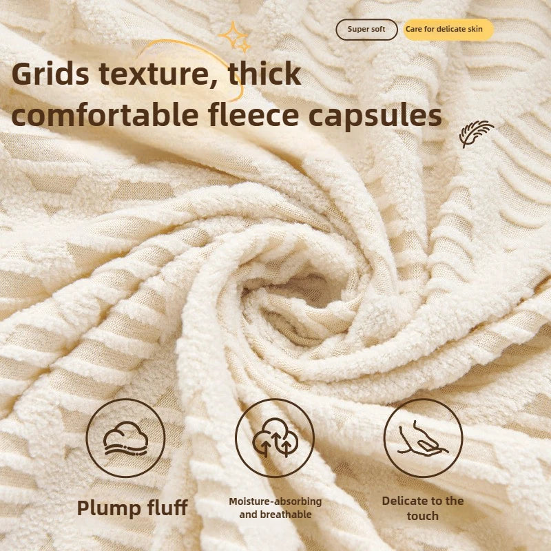 New Fleece Sofa Cover Full Package Universal Cover All-season Anti-cat Scratch and Anti-slip Sofa Protection Cover Oasis Select