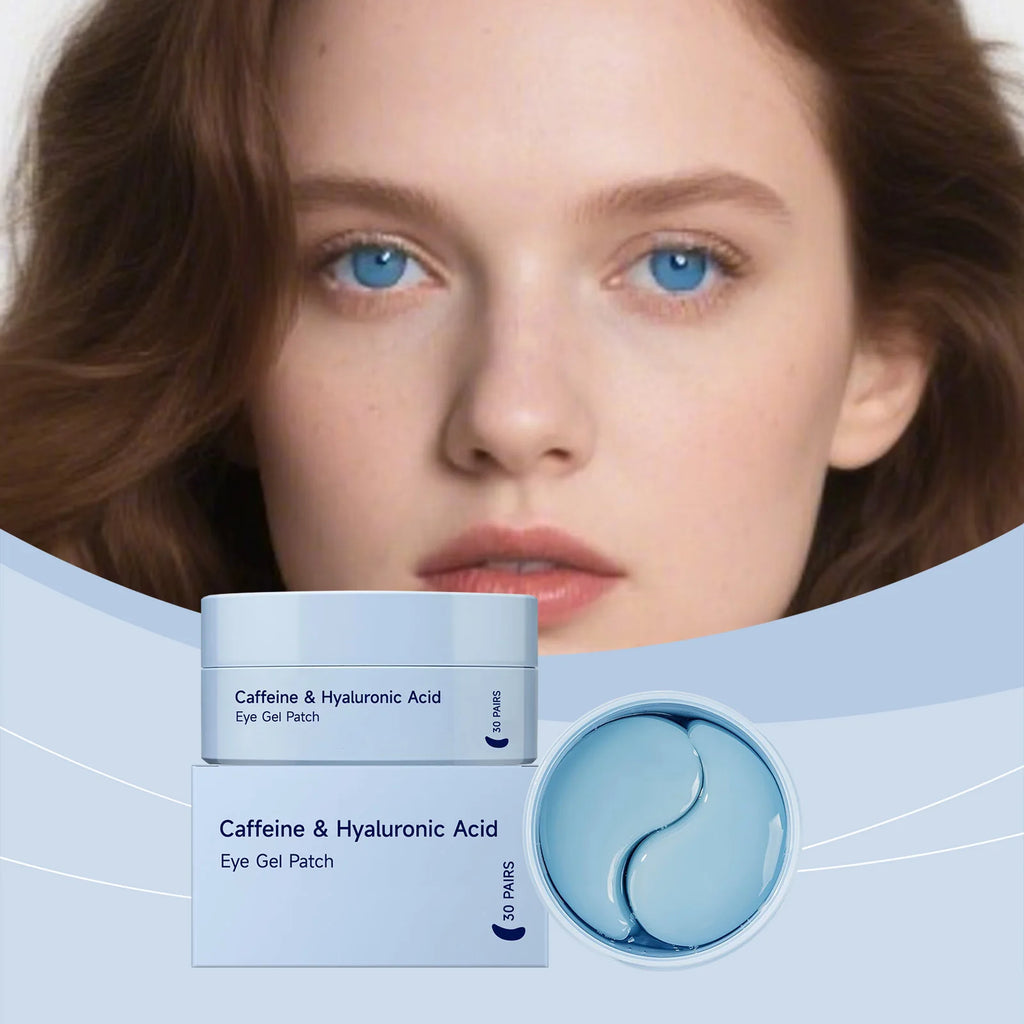 60pcs Caffeine Eye Mask Anti Dark Circles Removal Eyes Bags Moisturizing Firming Eye Patches Eyes Skin Care Products Oasis Select