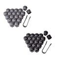 20/40/60/80pcs Car Wheel Nut Cap 17/19/21mm Protective Cap Rust Proof Wheel Hub Screw Cover Tire Nut Bolt External Decoration Oasis Select 40pcs-mix 19mm