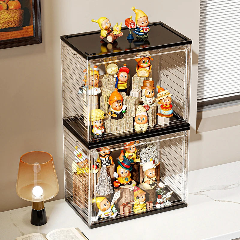 Acrylic storage box, blind box, cute figurine storage box, cute figurine toy storage box, sealed storage rack Oasis Select