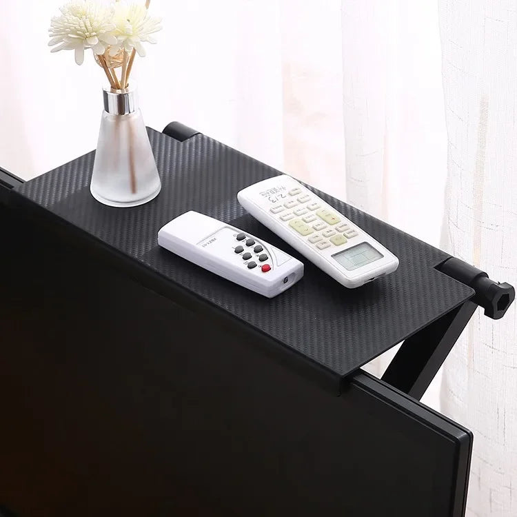 ABS Solid Panel Media Console Shelf Router Set Top Box TV Accessories Organizer Sturdy Entertainment Center Stand Rack Oasis Select