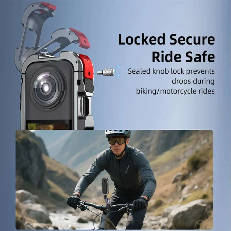Insta360 X5 Metal Cage Kit – Aluminum Frame & Lens Guard
