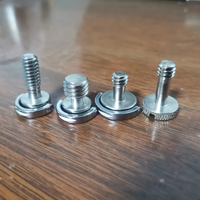 1/4inch D-Ring Tripod Screw Mounting Screw Adapter for Camera Camcorder Tripod Monopod QR Quick Release Plate Adapter Screw Oasis Select
