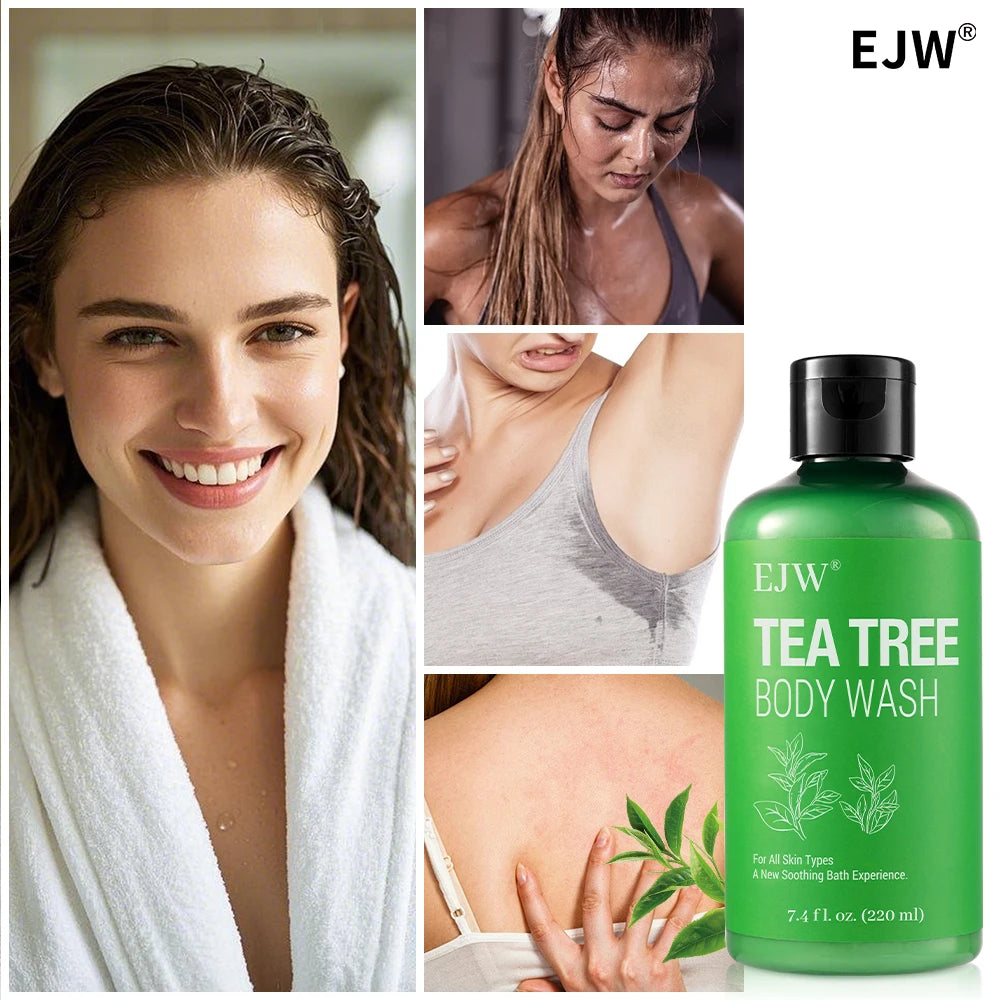 Tea Tree Body Wash – Odor Control, Back Acne & Moisturizing Tea Tree Shower Gel Oasis Select