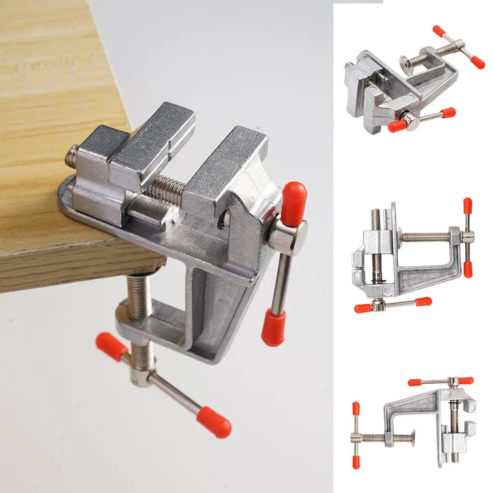 Mini Bench Vise Muliti-Funcational 3.55mm Aluminum Pliers Clamp Hobby Flat Small On Miniature Tool Vice Table Jewelers F8E8 Oasis Select