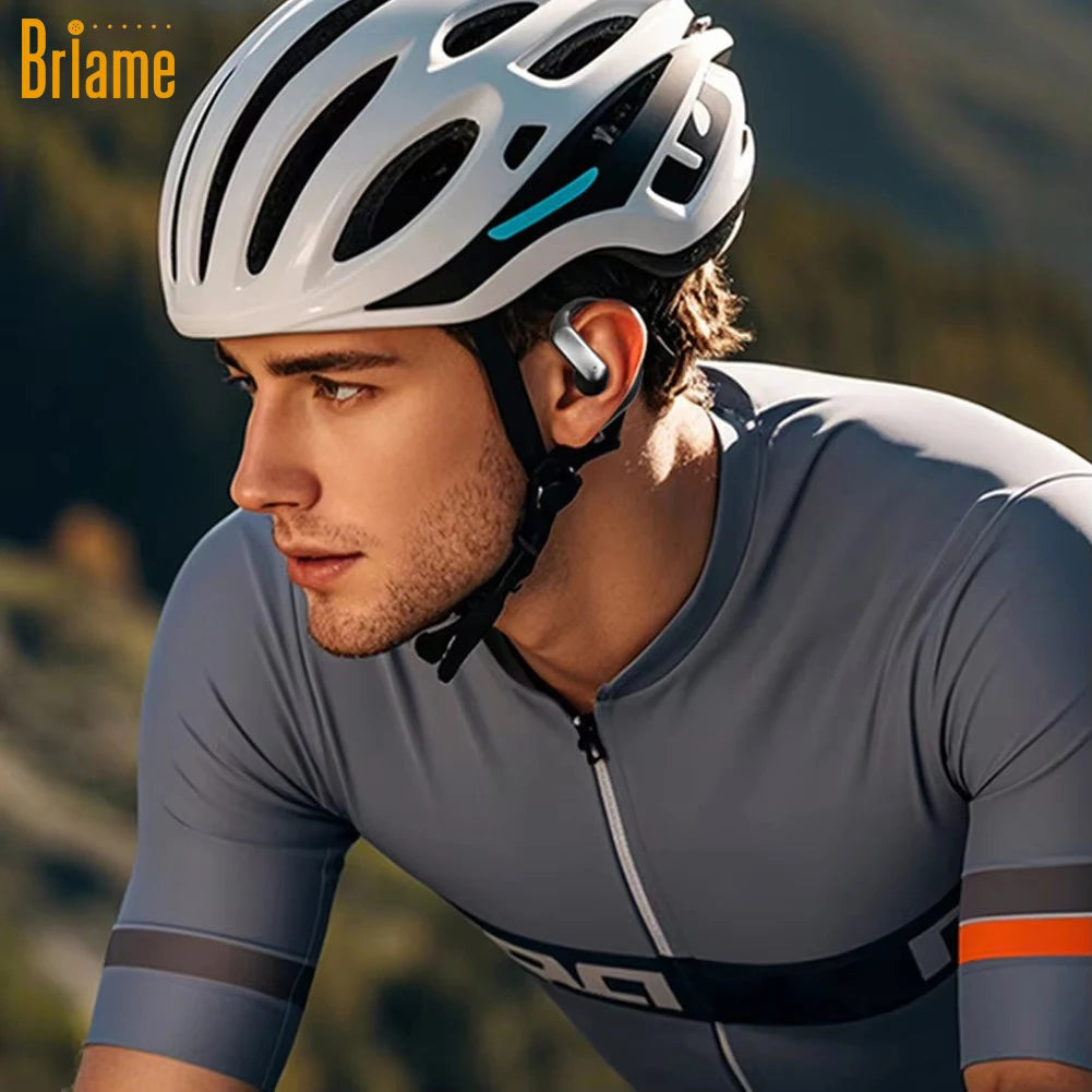 Briame Wireless Headphones OWS Sports Headset Touch Control Digital Display Bluetooth Earphones HD Call Waterproof Oasis Select