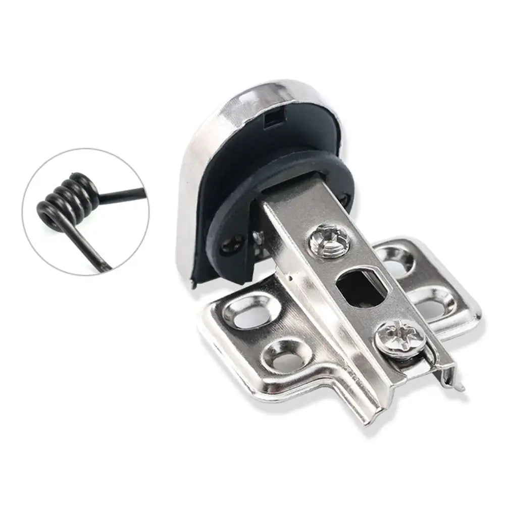 2PCS Useful No Hole Connector Window Accessories Cabinet Hinge Clip Furniture Supplies Glass Door Hinge Oasis Select