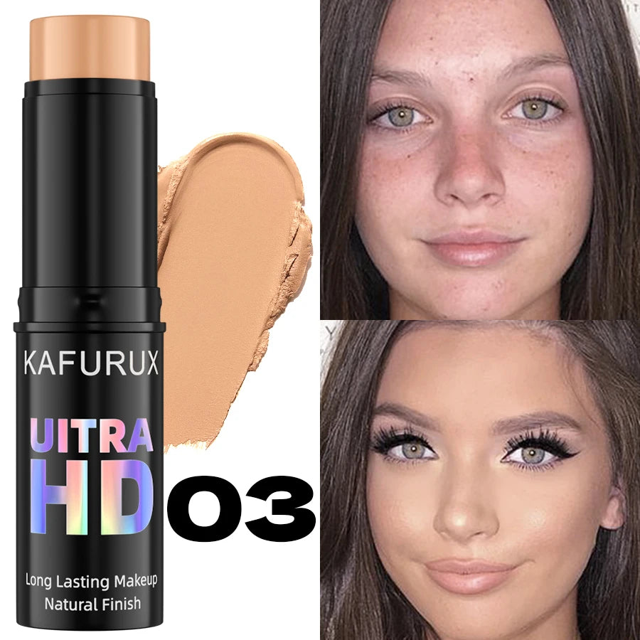 KAFURUX Full Coverage Concealer Stick – Long-Lasting, 6 Shades