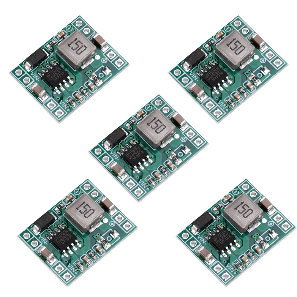 Buck Converter Mini Voltage Regulator 3A High Efficiency DC 4 5-28V to 0 8V-20V Step Down Power Supply Module for DIY Projects Oasis Select 5pcs