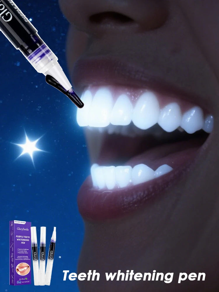 GlorySmile Purple Teeth Whitening Pen – No-Sensitivity Formula