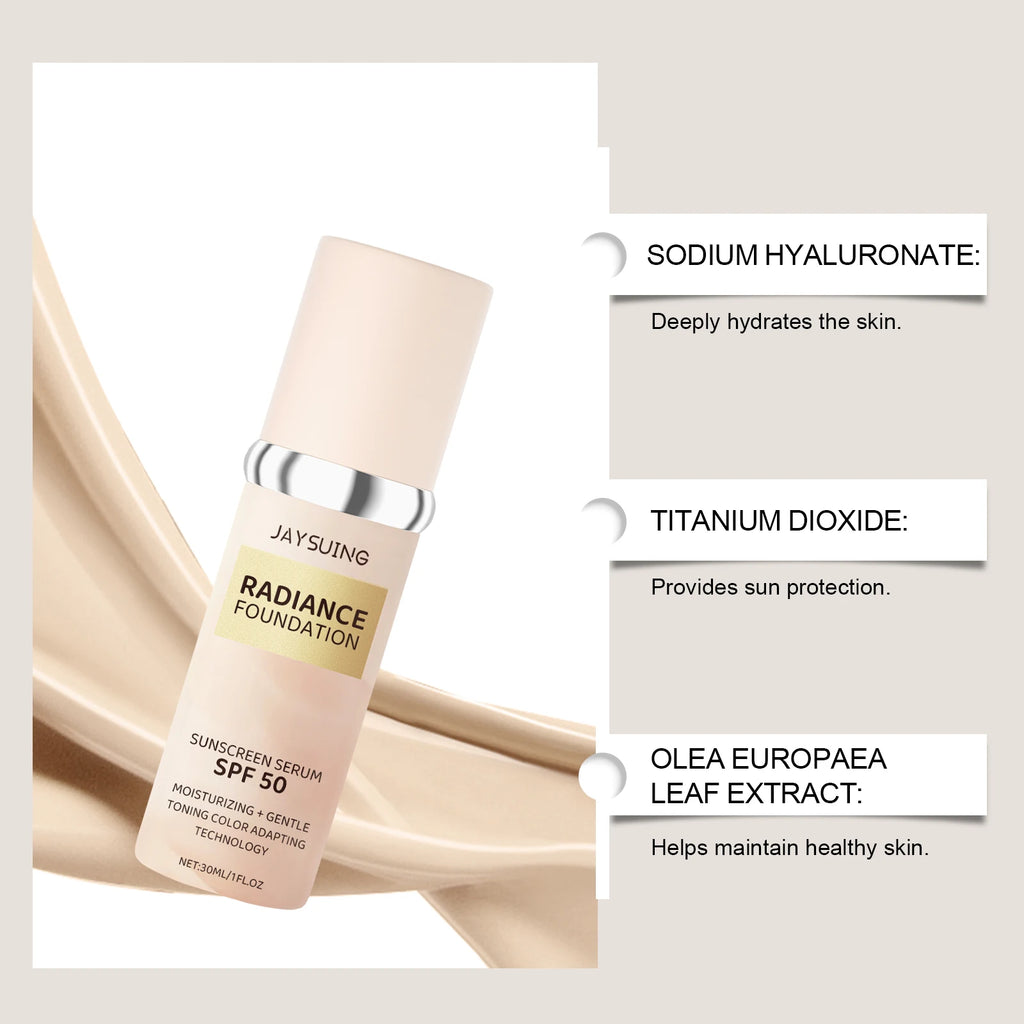 Concealer Liquid Foundation Moisturizes And Brightens The Face To Cover Acne Spots Fade Base Makeup Without Removing Makeup Oasis Select