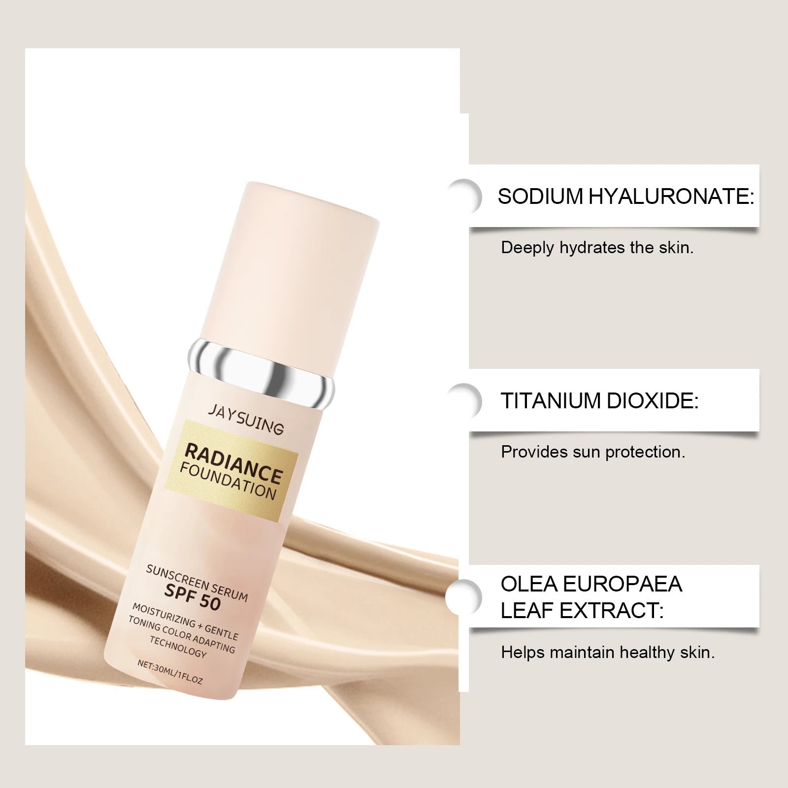 Concealer Liquid Foundation Moisturizes And Brightens The Face To Cover Acne Spots Fade Base Makeup Without Removing Makeup Oasis Select