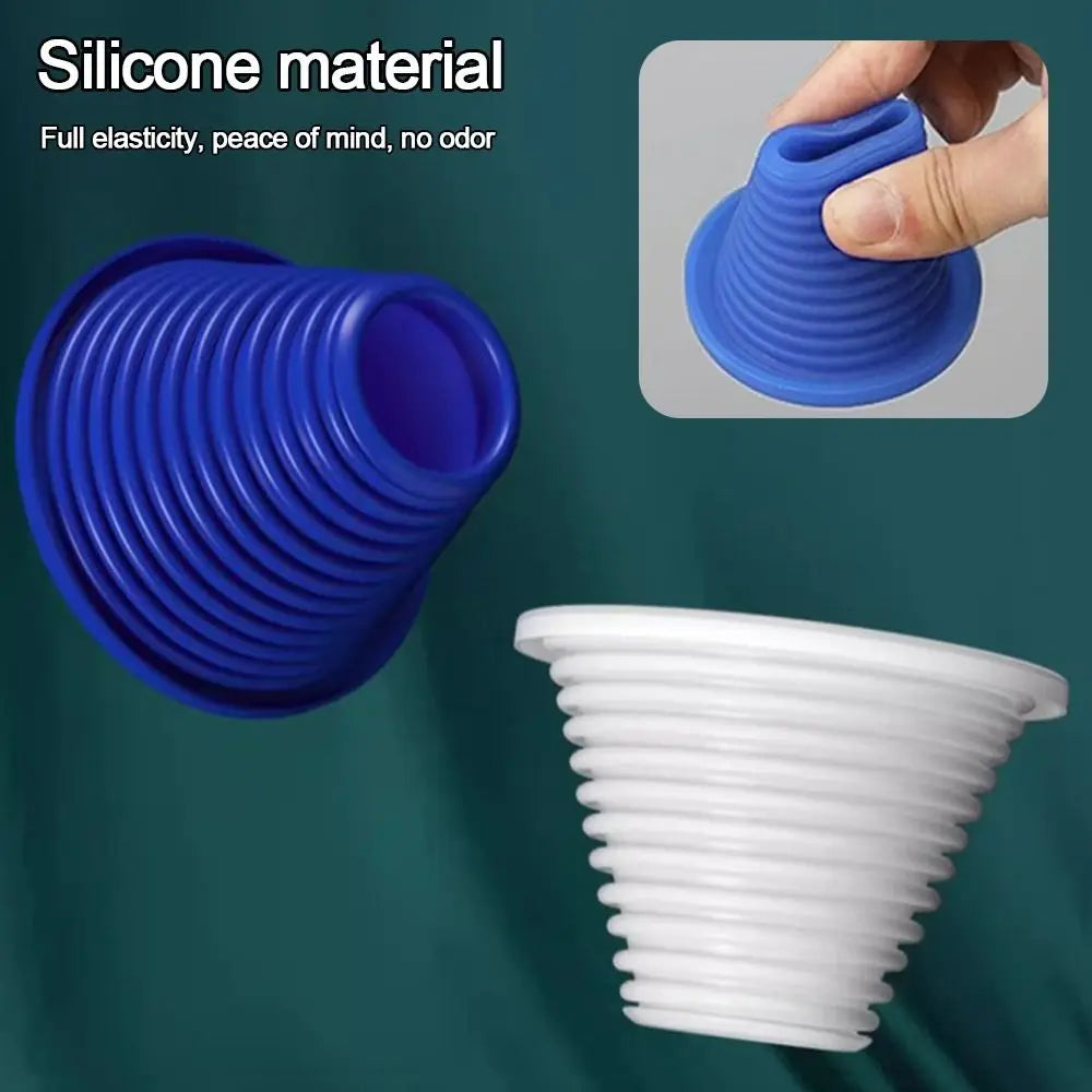 Silicone Sewer Pipe Sealing Ring Anti Odor Conical Shape Water Pipe Plug Anti-clogging Sewer Seal Hole Sealing Plugs Oasis Select