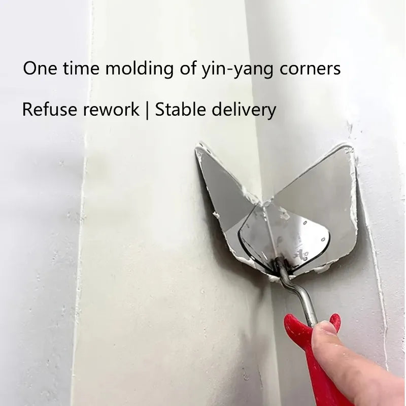 Corner Plastering Trowel Inside Outside Angle Finishing Hand Tool For Wall Renovation Construction Decoration Accessory Gift Oasis Select