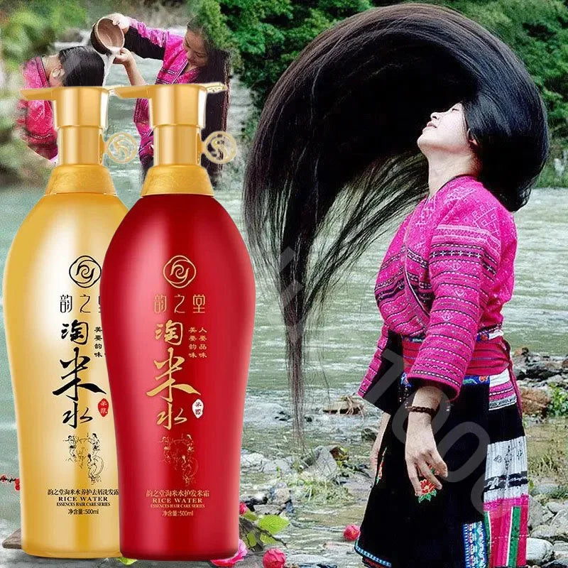 500ml Tradition Wash Rice Water Hair Shampoo Professional Hair Care Anti Hair Loss Treatment Fast Growth Anti Dandruff Shampoo Oasis Select