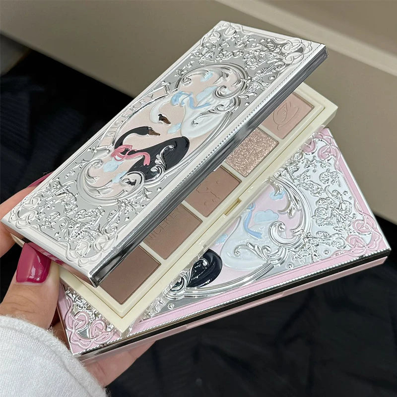 NICEKEY 10-Color Eyeshadow Palette – Glitter, Shimmer & Matte