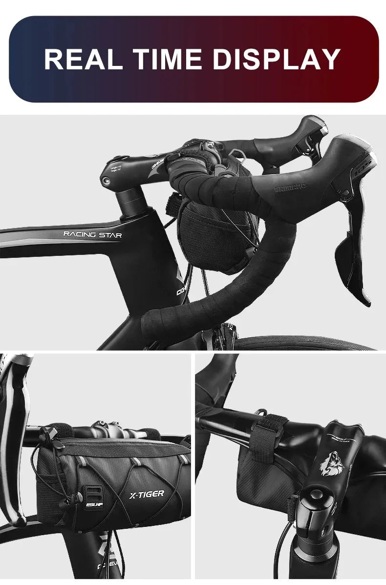 X-TIGER Bike Bag Portable Handlebar Multi-purpose Large Capacity Backpack MTB Road Cycling Frame Tube Bag Shoulder Bags Oasis Select