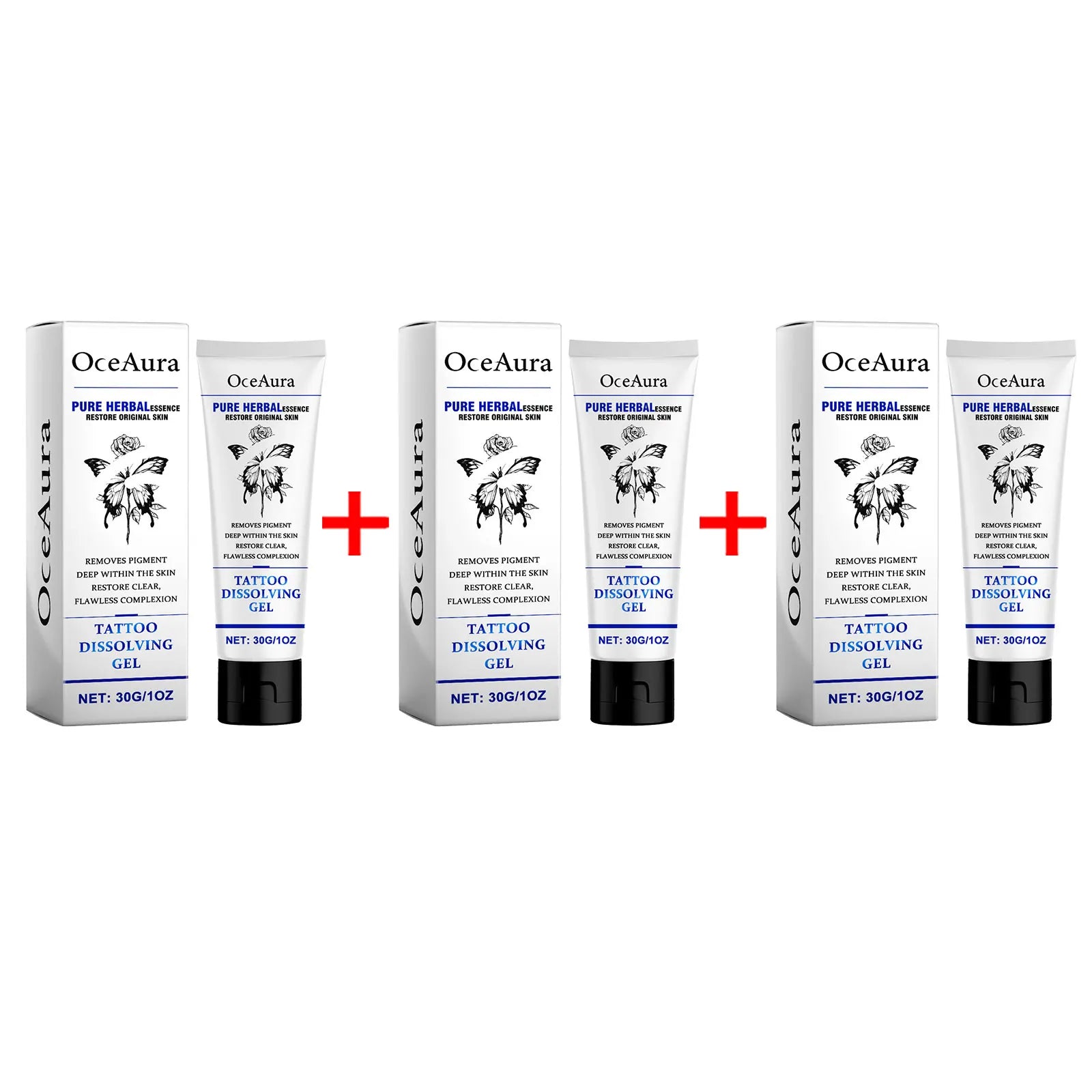 OceAura Tattoo Removal Gel – Painless Fading & Skin Repair Tattoo Removal Gel Oasis Select 90g boxed