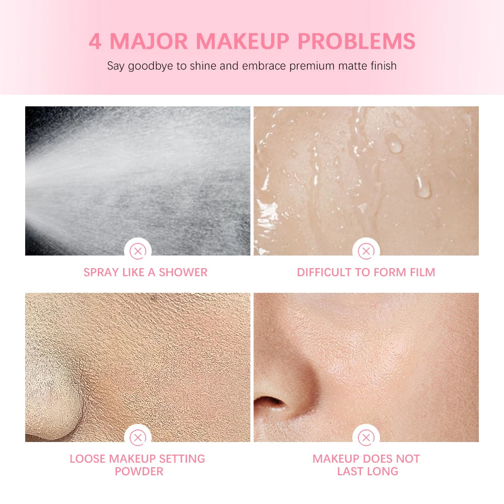 Setting Sprap Waterproof Matte For All Skin Makeup Control Oil Color Rendering Hold Makeup For Base Makeup And Makeup Non-Sticky Oasis Select