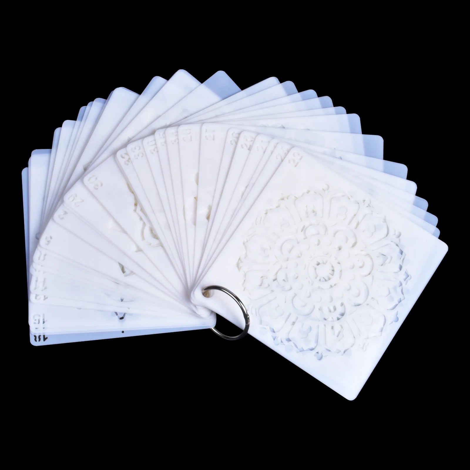 36 Pcs Mandala Painting Stencils Set, Perfect for DIY Art Projects Wood Wall Floor Fabric Furniture Tile Christmas Gift Reusable Oasis Select