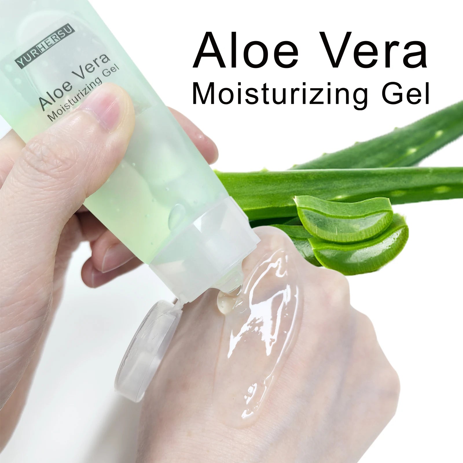 Aloe Vera Gel Face Moisturizer & Makeup Primer – 50ml Aloe Vera Face Gel Oasis Select AloeVera-2 green