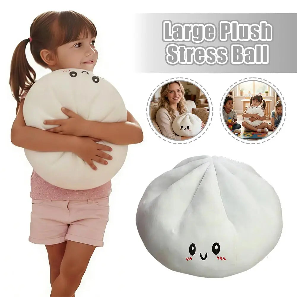 10.2 Inch Giant Dumpling Squishy Stress Ball, Slow Rising, Soft Squeeze Decompression Dough, for Kids Adult Stress Relief Oasis Select