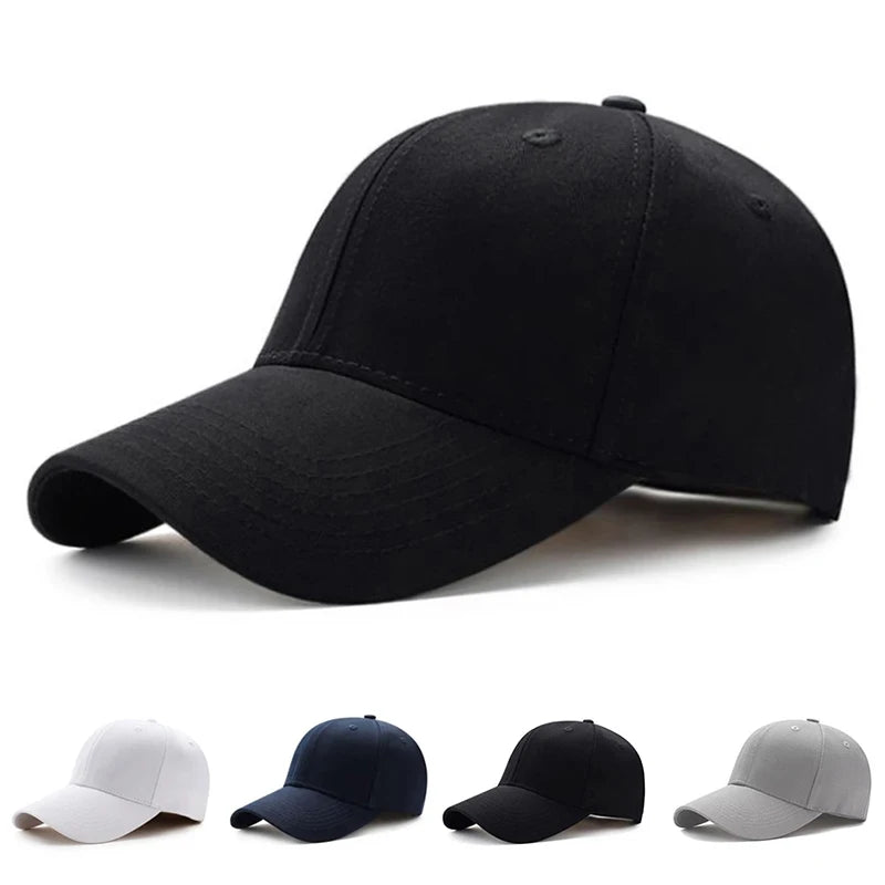 Simple Solid Color Unisex Hat Plain Curved Sun Visor Hat Outdoor Dustproof Baseball Cap Adjustable Leisure Caps Men Women Oasis Select