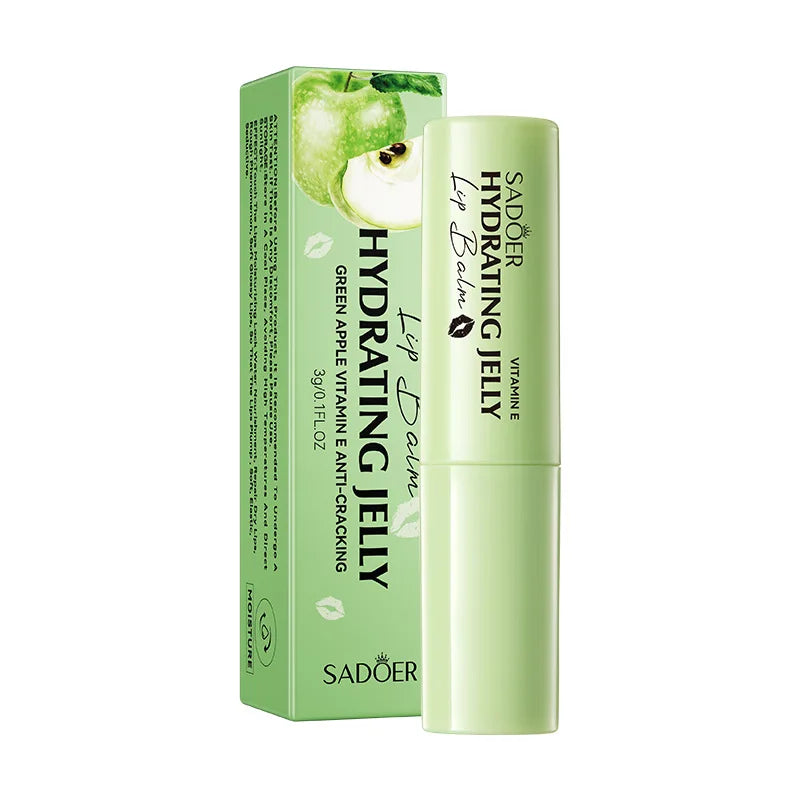 SADOER Fresh Fruit Lip Balm – Moisturizing & Nourishing Lip Balm Oasis Select Apple 1pcs
