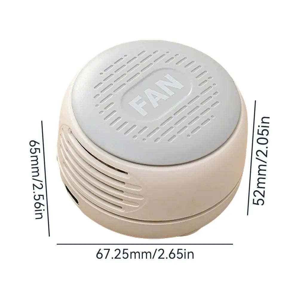 Handheld Mini Fan Clip-style Waist Hanging Portable Travel Whirlwind Silent Fan Rechargeable Summer Outdoor Small Fan Oasis Select