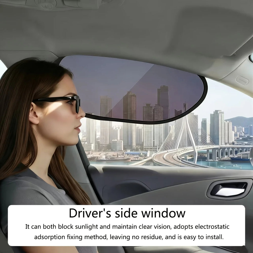 2PCSCar Window Sunshade Does Not Affect The Driver's Line of Sight and The Electrostatic Adsorption Is Fixed and Easy To Install Oasis Select