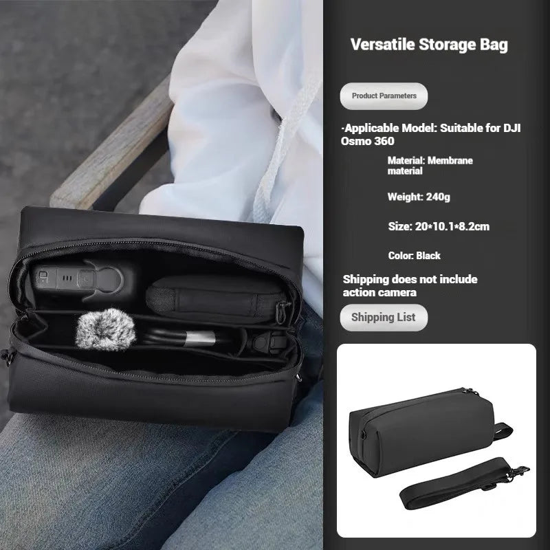 DJI Osmo 360 Accessories Kit – Cage, Glass & Mount