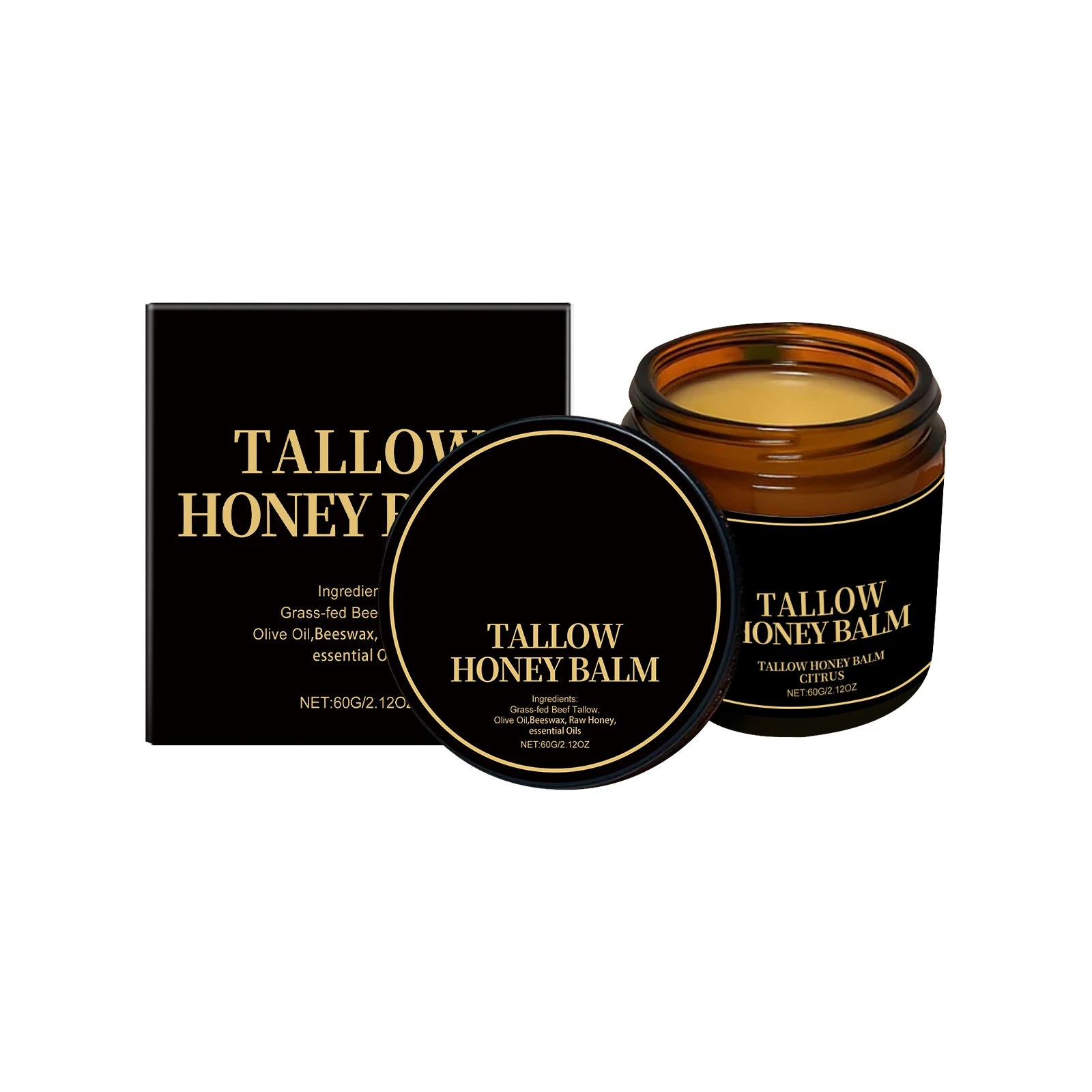 Tallow Nourishing Skin Care Cream Hydration Improve Skin Condition Reinforced Barrier Relieve Dryness Moisturizing Body Lotion Oasis Select 60g 60g