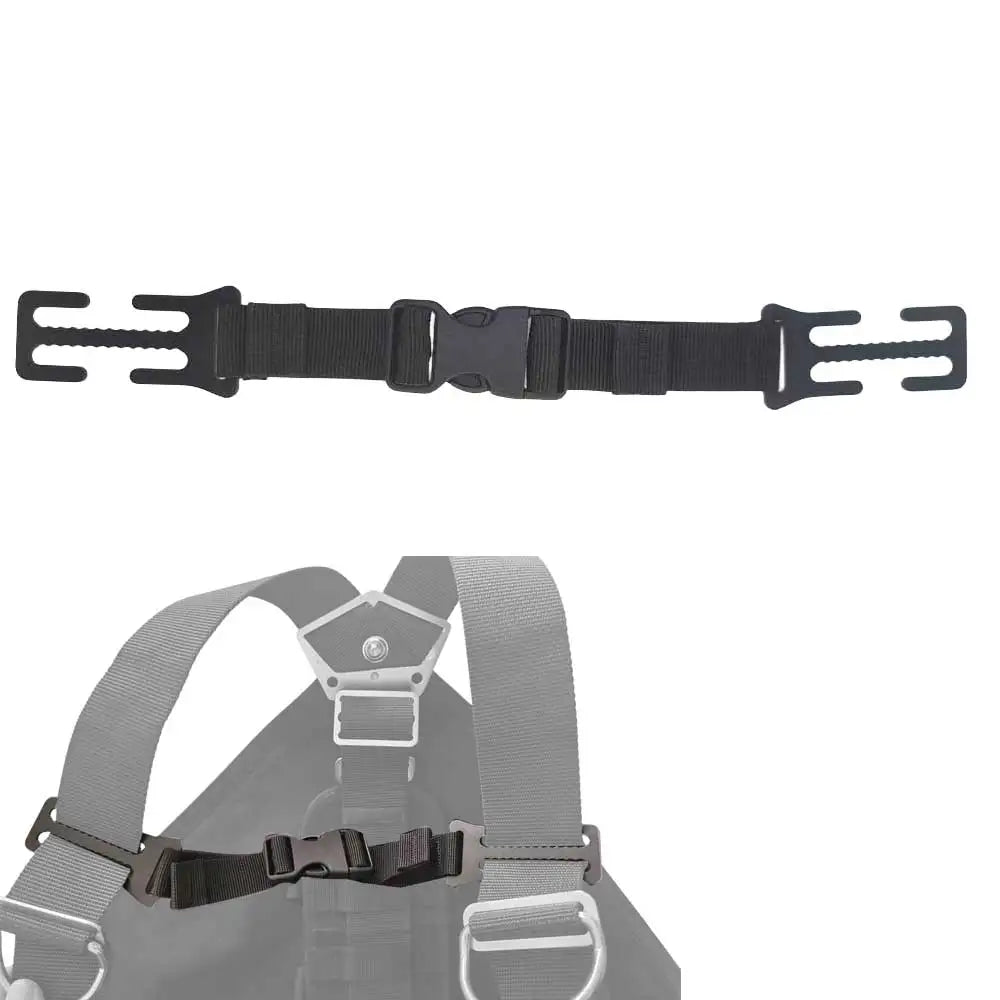 1set Scuba BCD Harness Adjuster Vest Shoulder Straps Chest Clip with Quick-release Buckle Prevents Straps From Slipping Off Oasis Select