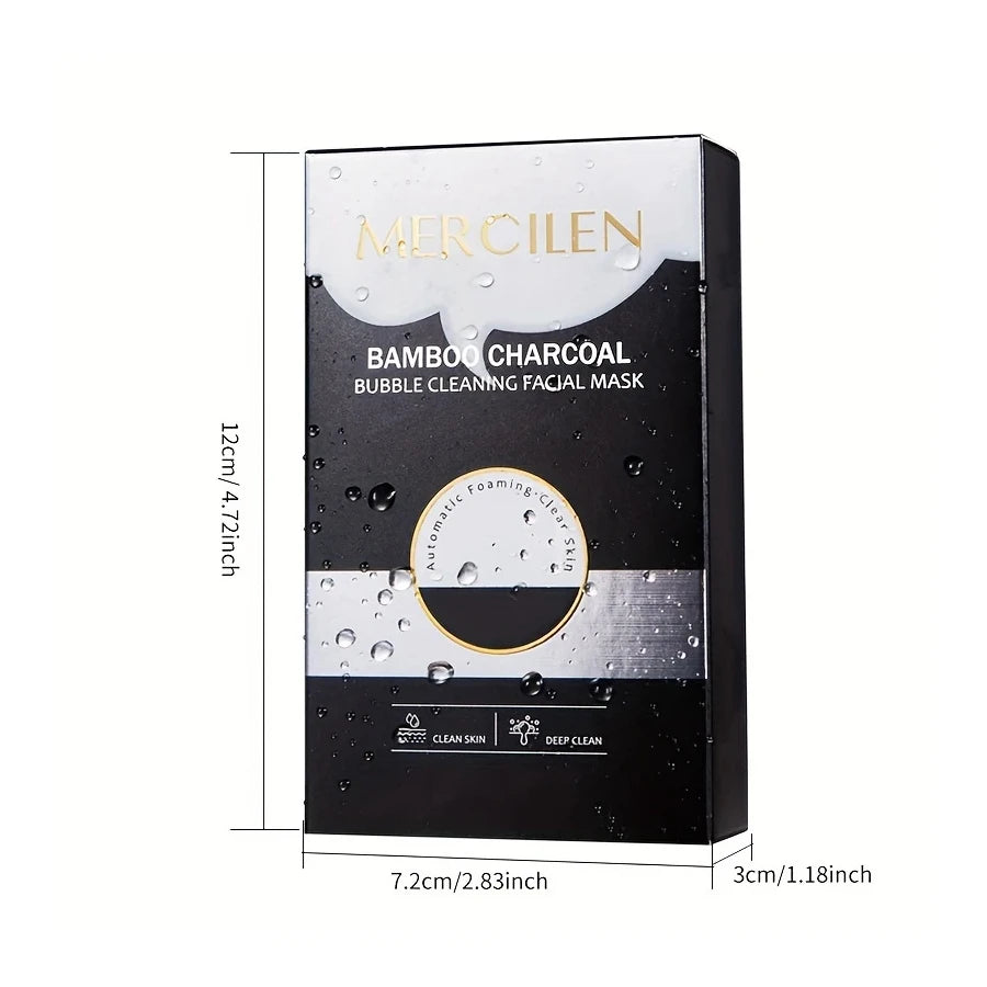 Bamboo Charcoal Bubble Facial Mask – Deep Clean & Moisturizing Bubble Face Mask Oasis Select
