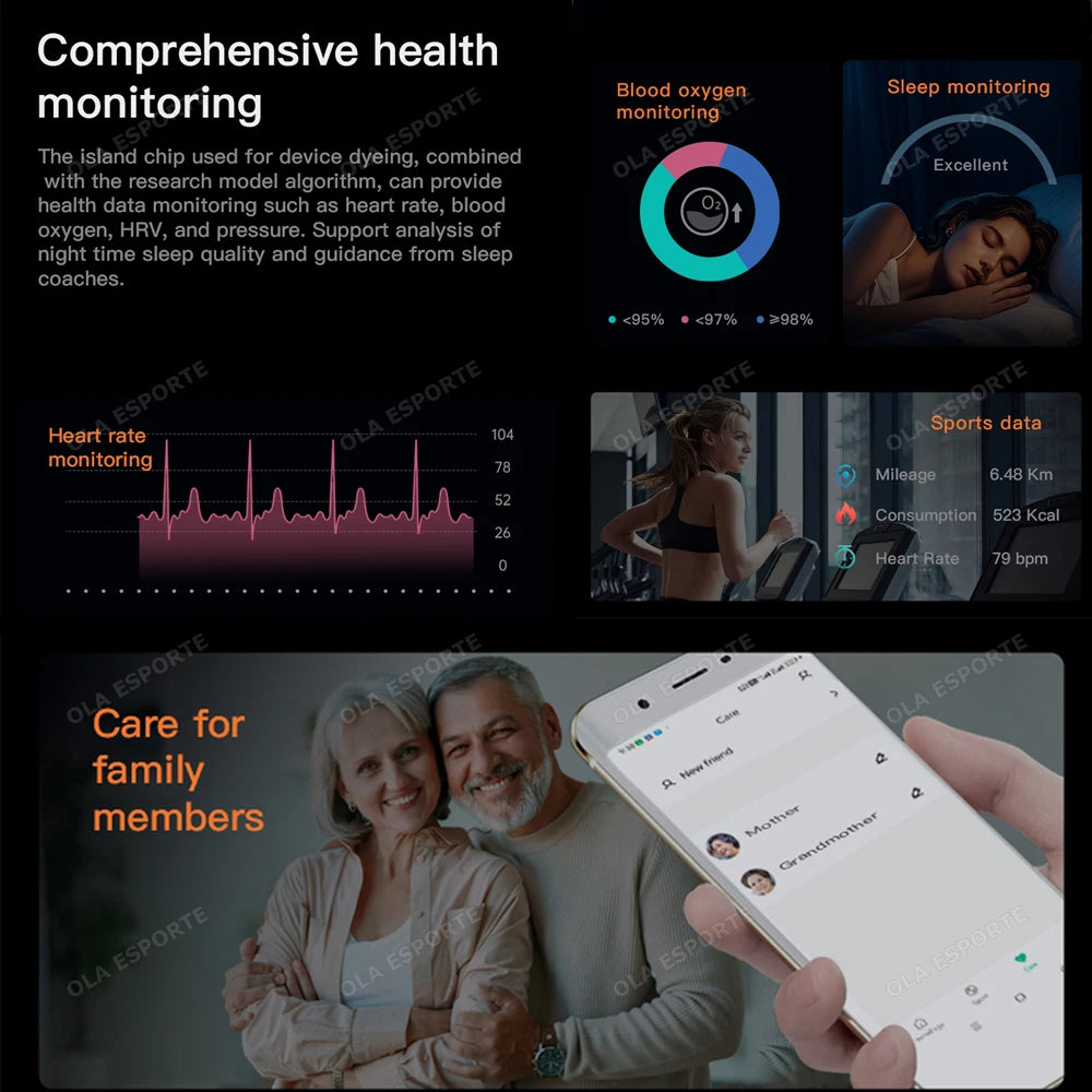 Smart Ring LED – Heart Rate, SpO₂ & Sleep Tracker | 5ATM