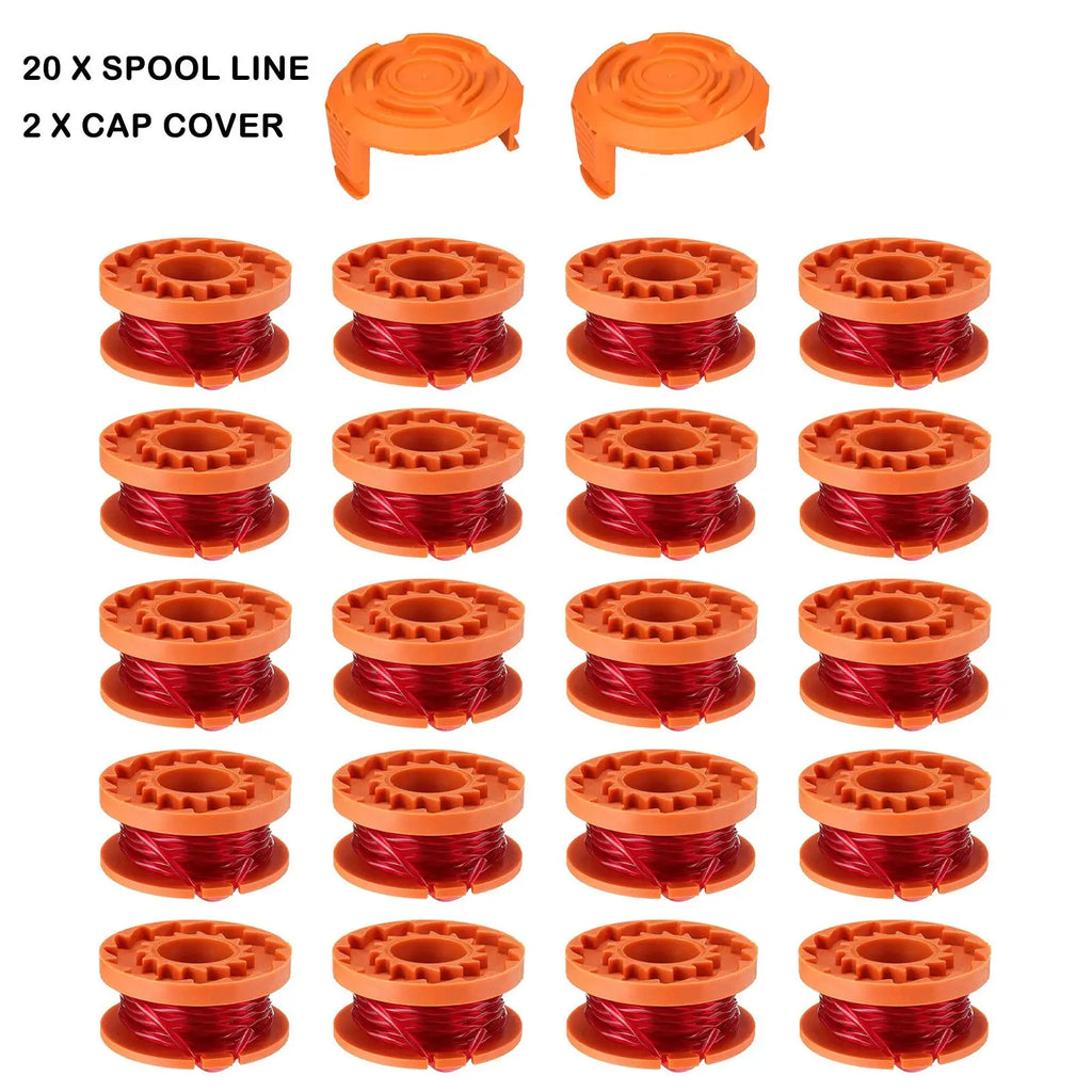 Worx WA0010 Replacement Trimmer Spool Line – 20 Pack