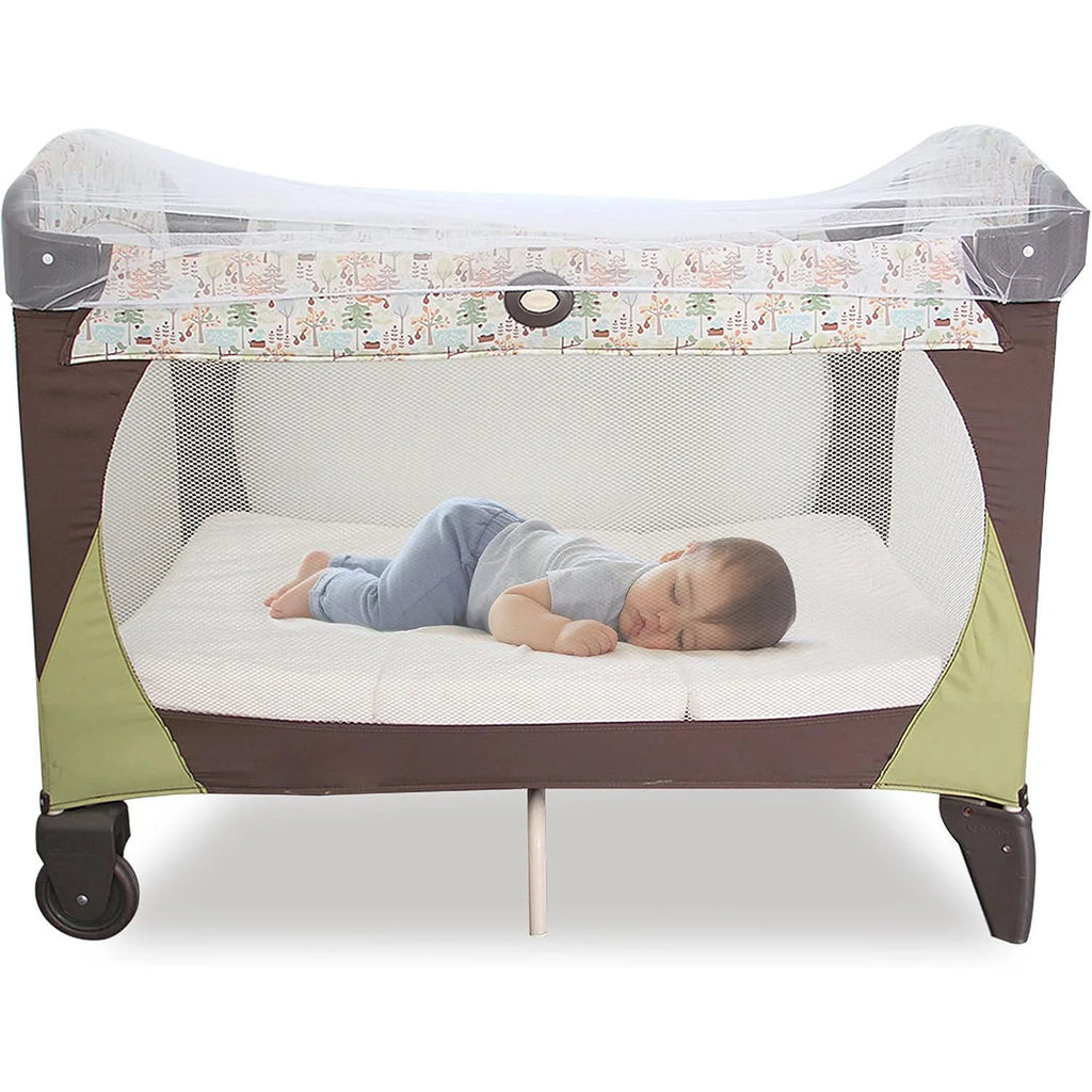 Elastic Band Baby Crib Mosquito Net Stroller Mesh Cover Insect Proof Baby Protection Net Breathable Cloth for Crib And Stroller Oasis Select 110X75CM 1