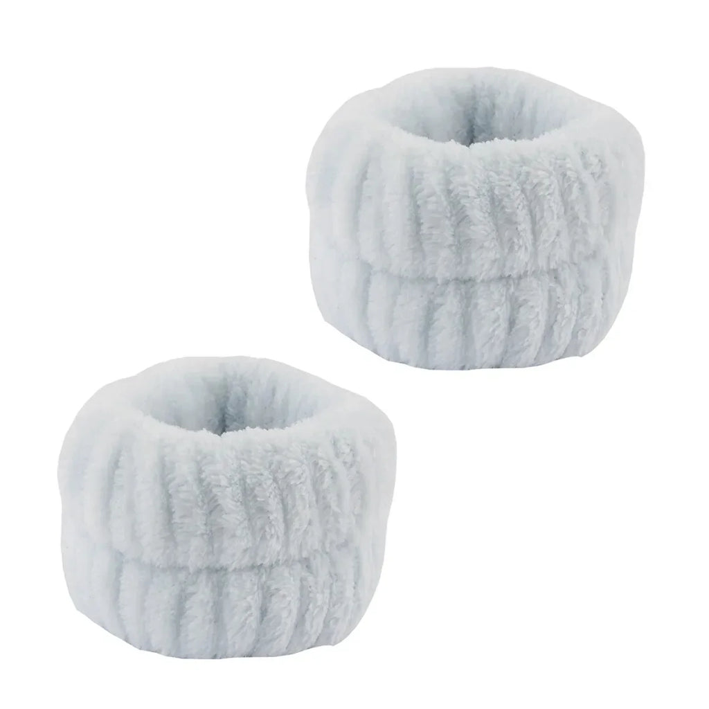 1/2/3PCS Face Wash Wristbands Headband Makeup Hair Care Headband Wash Headband For Washing Your Face Hair Bands For Women Oasis Select Light Blue 2Pcs