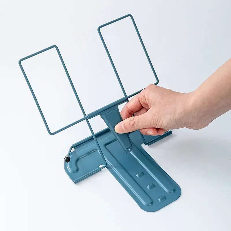Simple metal reading stand, foldable reading stand, portable reading bookshelf, music stand Oasis Select