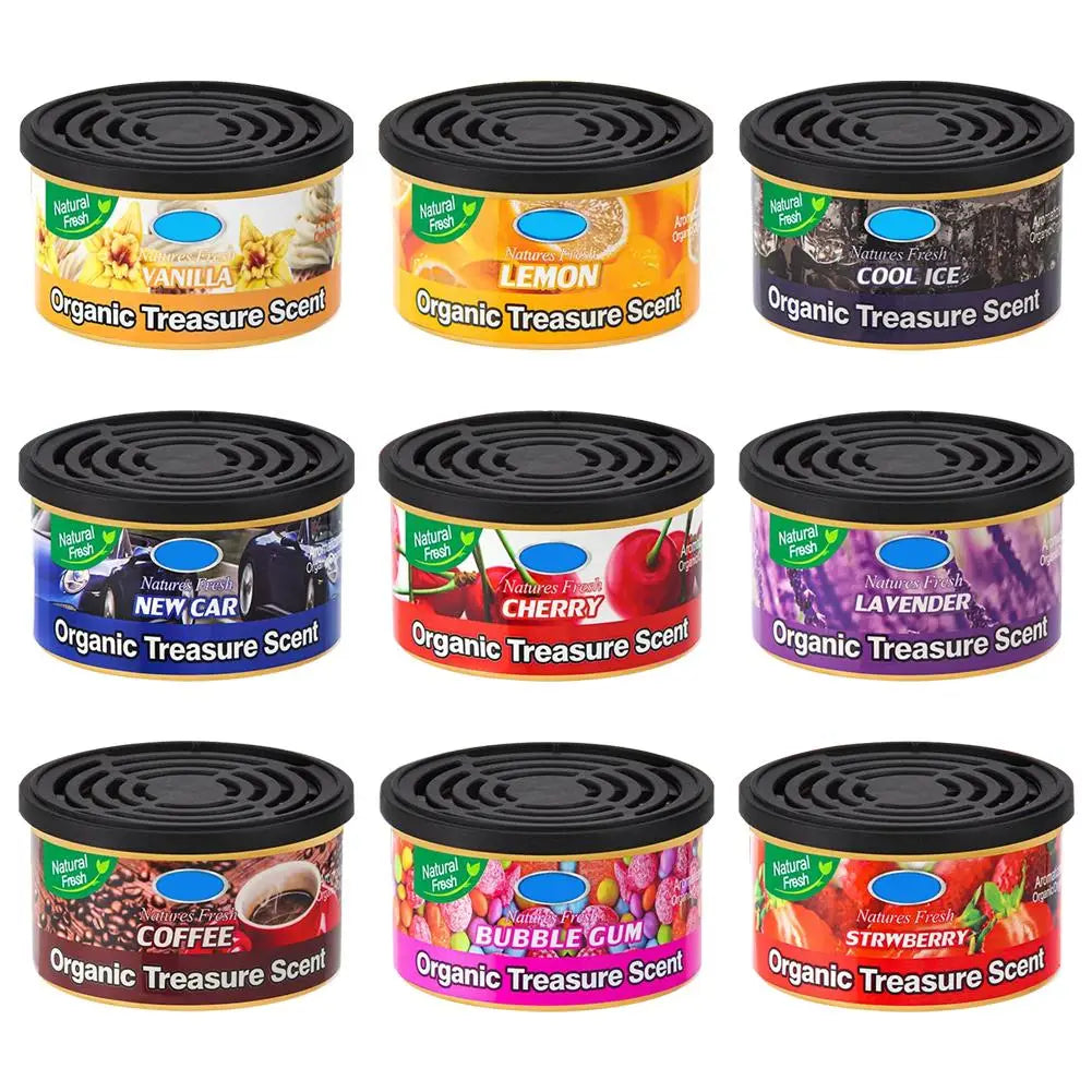 Car Air Freshener Coffee Scent – Long-Lasting Wood Block