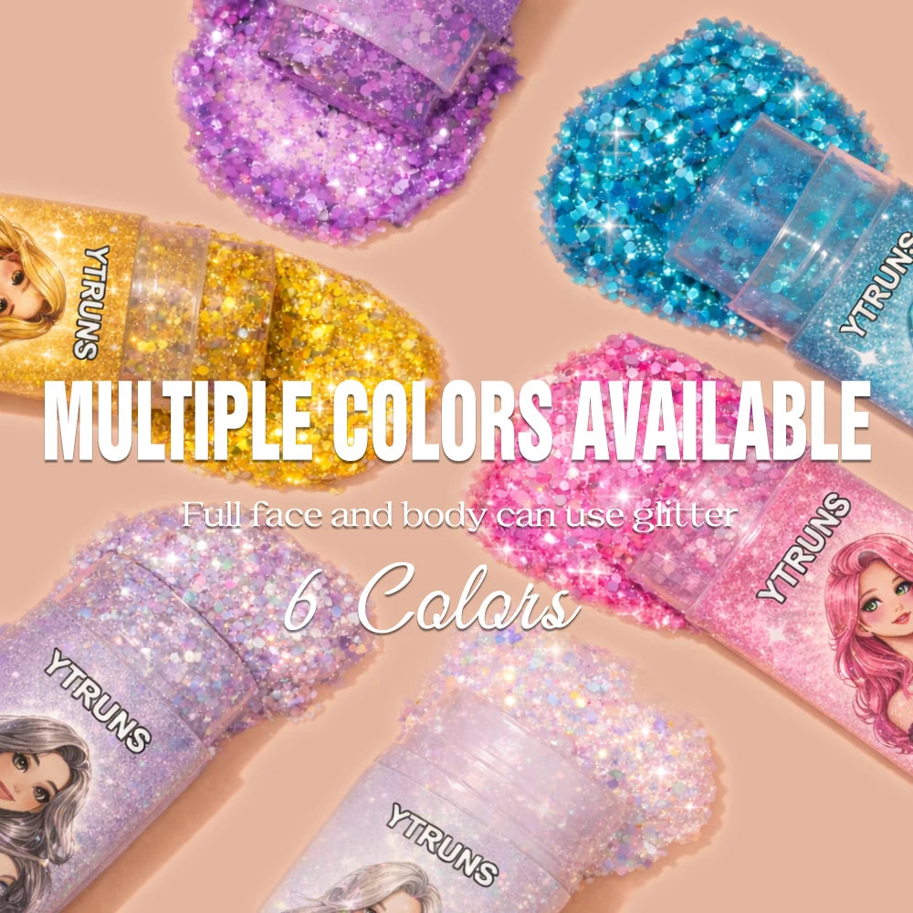 Glitter Gel Stick – Star Chunky Body & Face Shimmer, Waterproof
